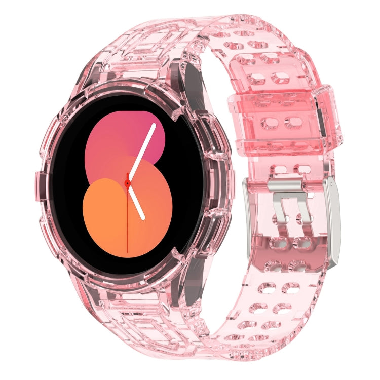 For Samsung Galaxy Watch5 40mm Armor Integrated TPU Double-Pin Buckle Smart Watch Band