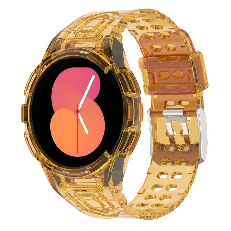 For Samsung Galaxy Watch5 40mm Armor Integrated TPU Double-Pin Buckle Smart Watch Band