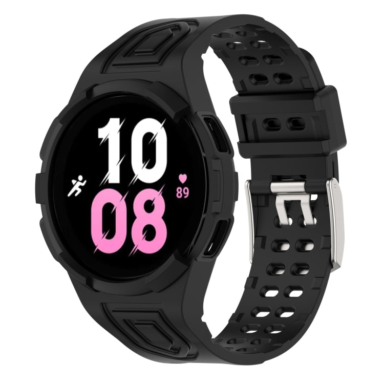 For Samsung Galaxy Watch5 44mm Armor Integrated TPU Double-Pin Buckle Smart Watch Band