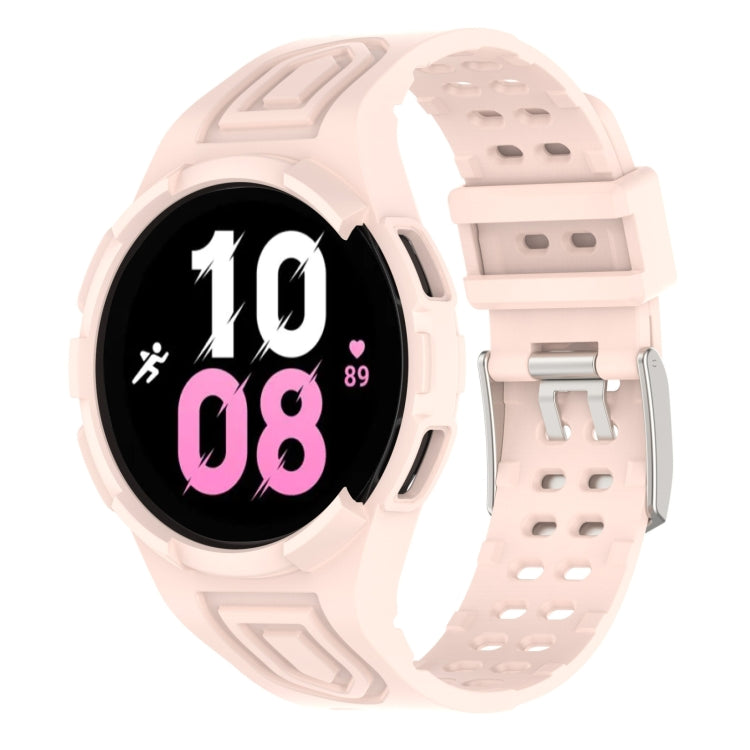 For Samsung Galaxy Watch5 44mm Armor Integrated TPU Double-Pin Buckle Smart Watch Band