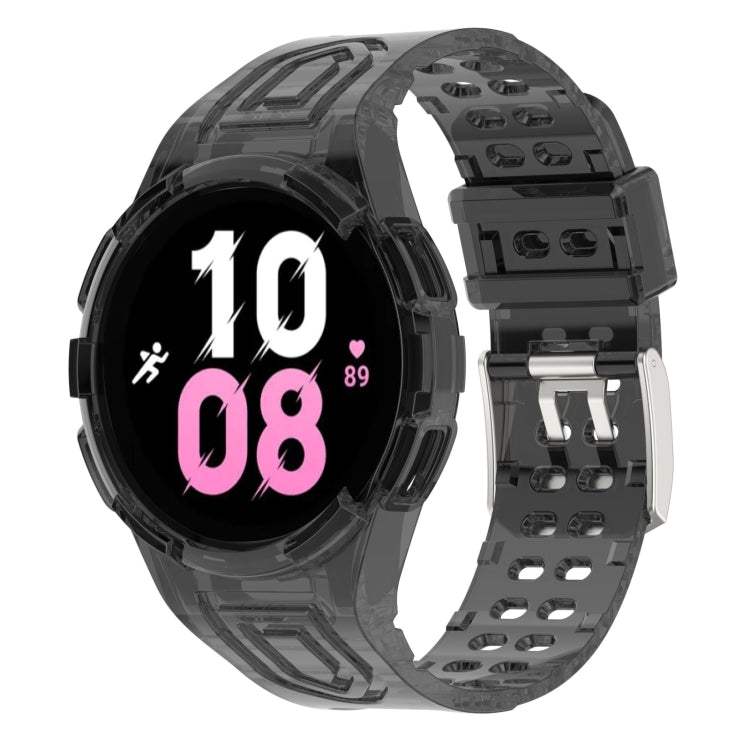 For Samsung Galaxy Watch5 44mm Armor Integrated TPU Double-Pin Buckle Smart Watch Band