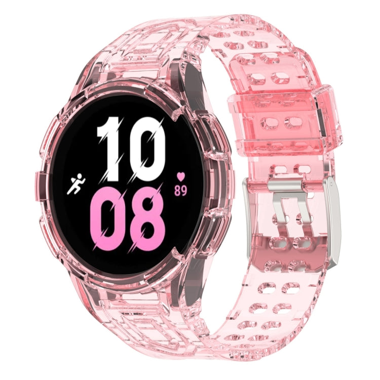 For Samsung Galaxy Watch5 44mm Armor Integrated TPU Double-Pin Buckle Smart Watch Band