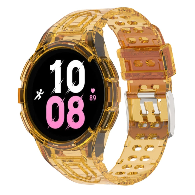 For Samsung Galaxy Watch5 44mm Armor Integrated TPU Double-Pin Buckle Smart Watch Band