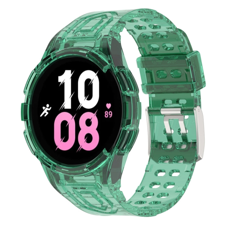 For Samsung Galaxy Watch5 44mm Armor Integrated TPU Double-Pin Buckle Smart Watch Band
