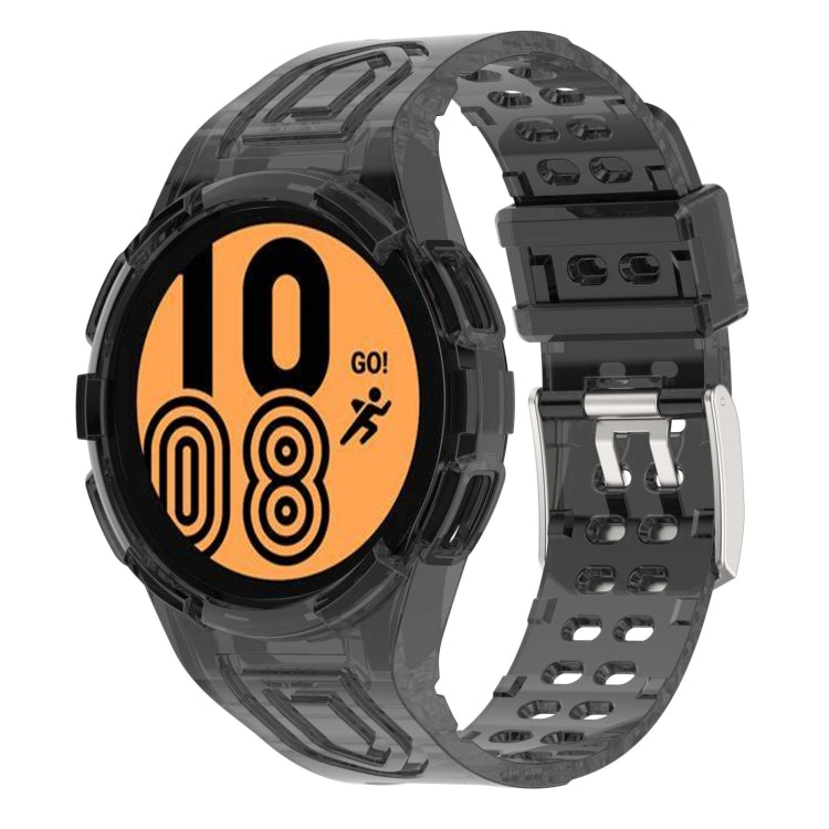 For Samsung Galaxy Watch4 44mm Armor Integrated TPU Double-Pin Buckle Smart Watch Band