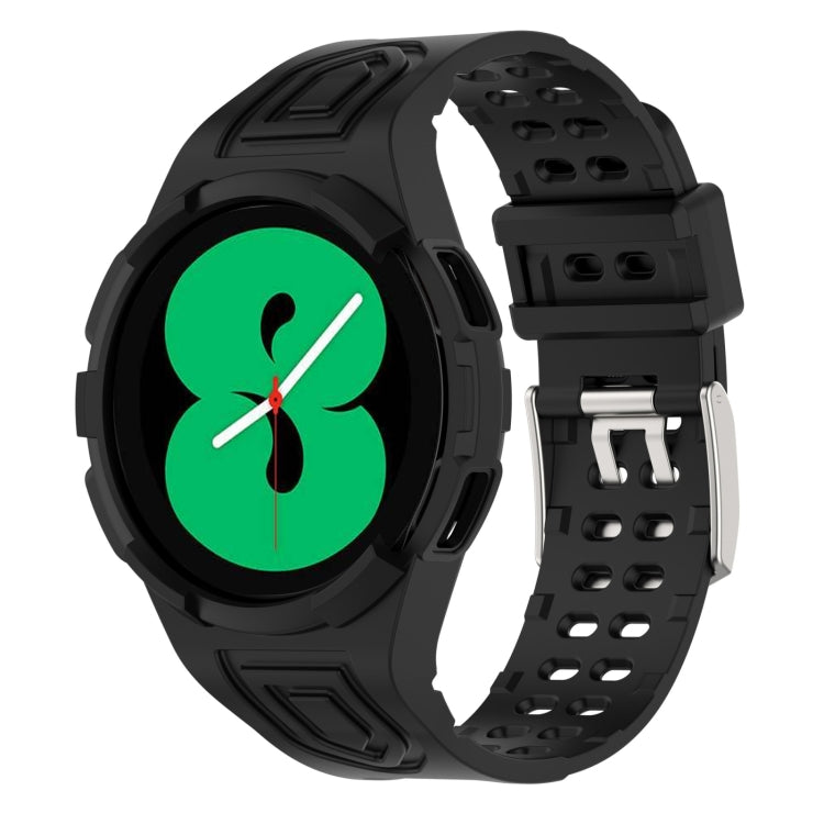 For Samsung Galaxy Watch4 40mm Armor Integrated TPU Double-Pin Buckle Smart Watch Band