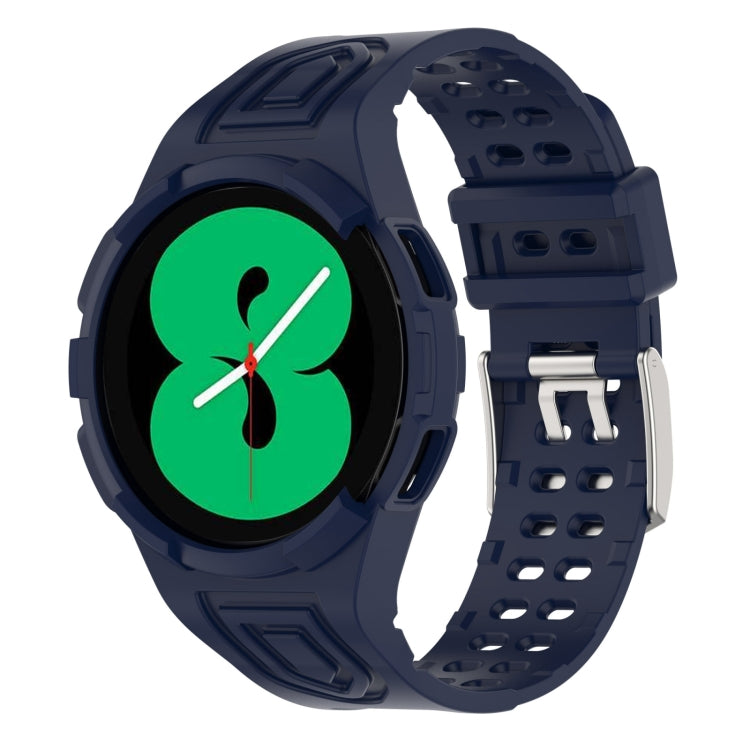 For Samsung Galaxy Watch4 40mm Armor Integrated TPU Double-Pin Buckle Smart Watch Band