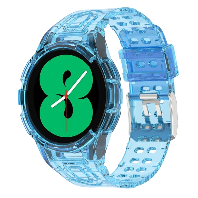 For Samsung Galaxy Watch4 40mm Armor Integrated TPU Double-Pin Buckle Smart Watch Band