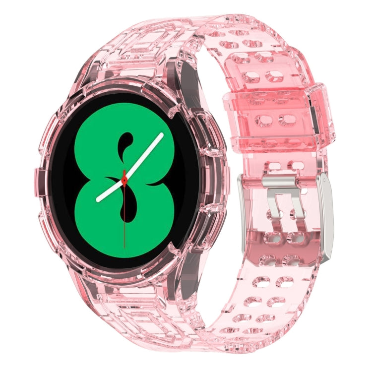 For Samsung Galaxy Watch4 40mm Armor Integrated TPU Double-Pin Buckle Smart Watch Band