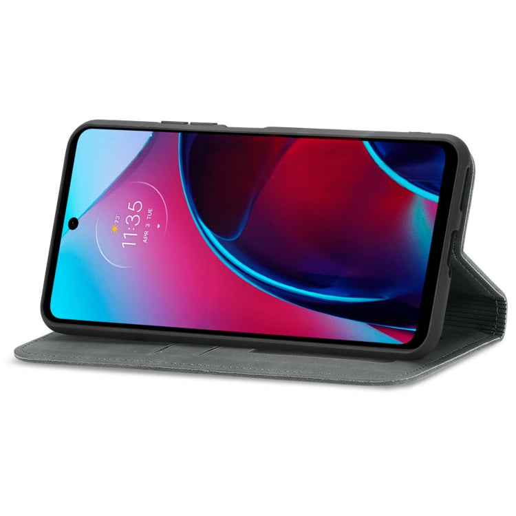 For Motorola Moto E32 Retro Skin Feel Magnetic Leather Phone Case