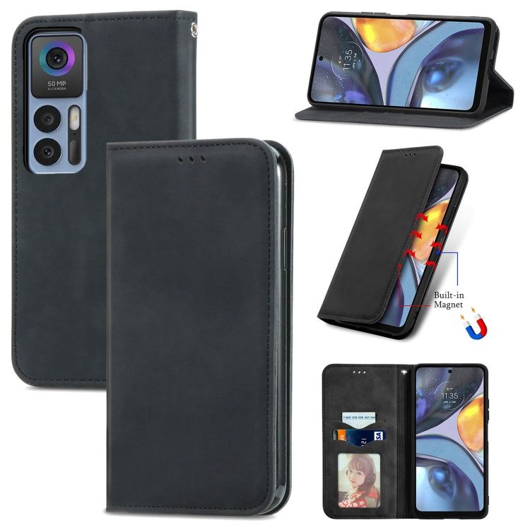 For TCL 30 5G / 30+ 5G Retro Skin Feel Magnetic Leather Phone Case