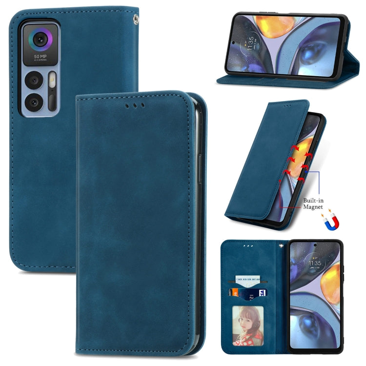 For TCL 30 5G / 30+ 5G Retro Skin Feel Magnetic Leather Phone Case