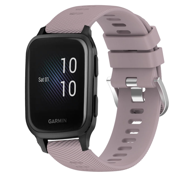 For Garmin Venu SQ 20mm Solid Color Soft Silicone Watch Band