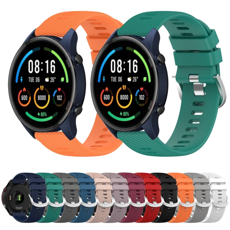 For Xiaomi MI Watch Color 2 22mm Solid Color Soft Silicone Watch Band