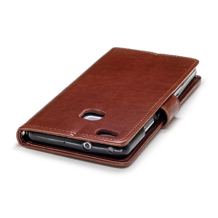 Plum Blossom Pattern Diamond Encrusted Leather Case for Huawei P9 Lite ,with Holder & Card Slots