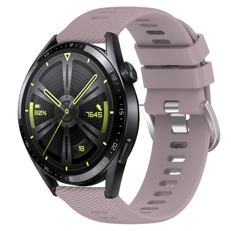 For Huawei Watch GT3 46mm 22mm Solid Color Soft Silicone Watch Band