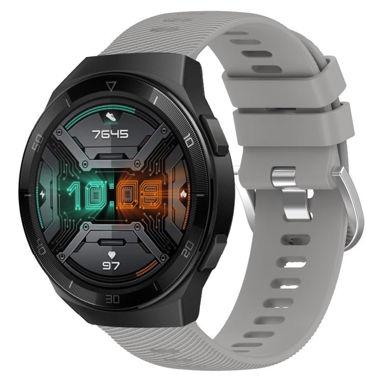 For Huawei Watch GT 2E 22mm Solid Color Soft Silicone Watch Band