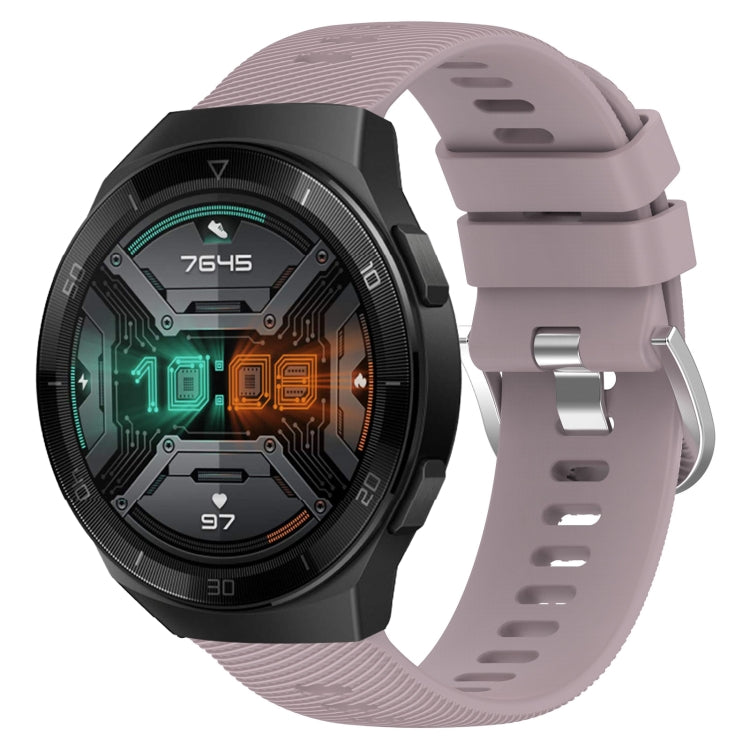 For Huawei Watch GT 2E 22mm Solid Color Soft Silicone Watch Band