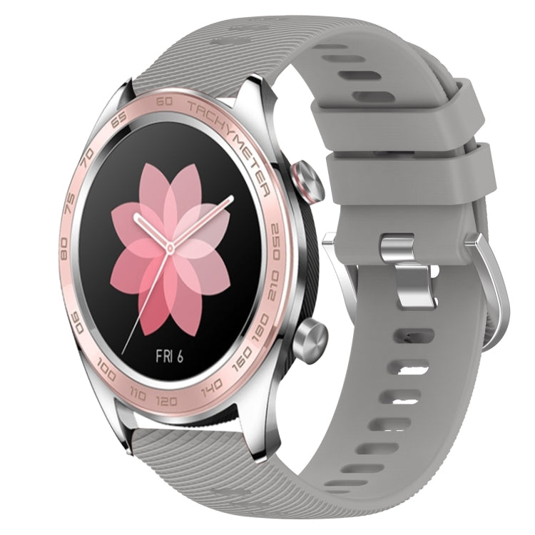 For Honor Watch Dream 22mm Solid Color Soft Silicone Watch Band
