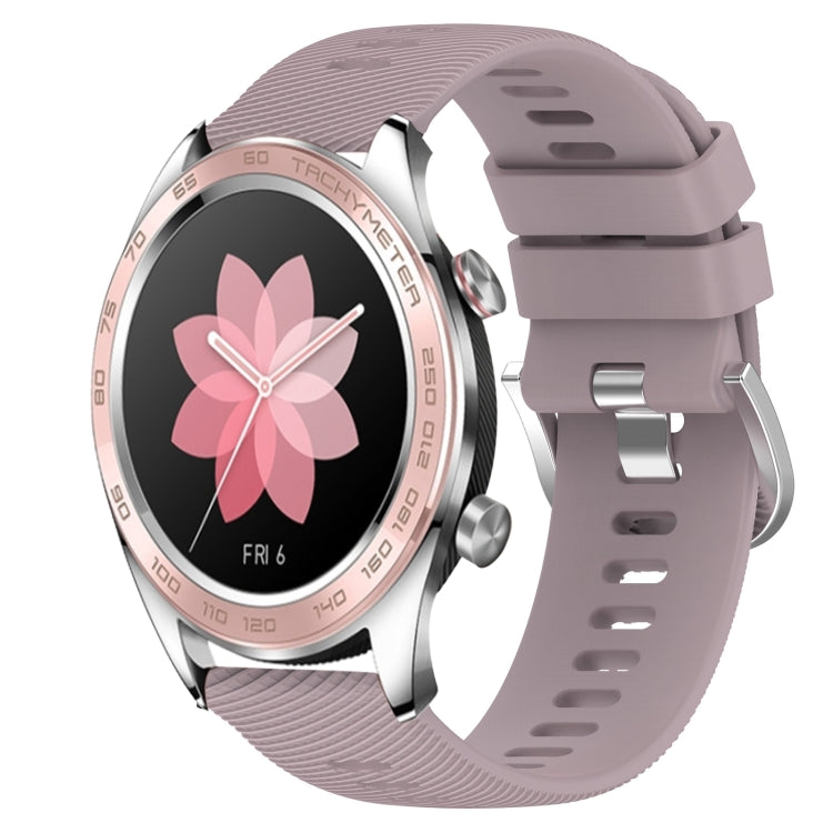 For Honor Watch Dream 22mm Solid Color Soft Silicone Watch Band