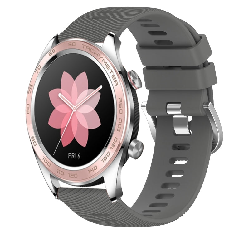 For Honor Watch Dream 22mm Solid Color Soft Silicone Watch Band