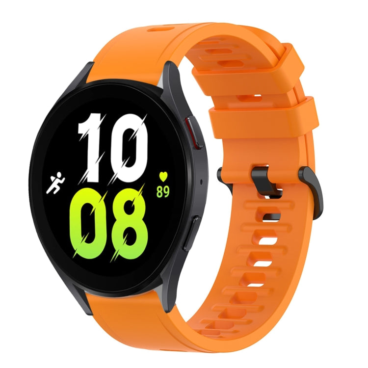For Samsung Galaxy Watch 5 40mm 20mm Solid Color Soft Silicone Watch Band