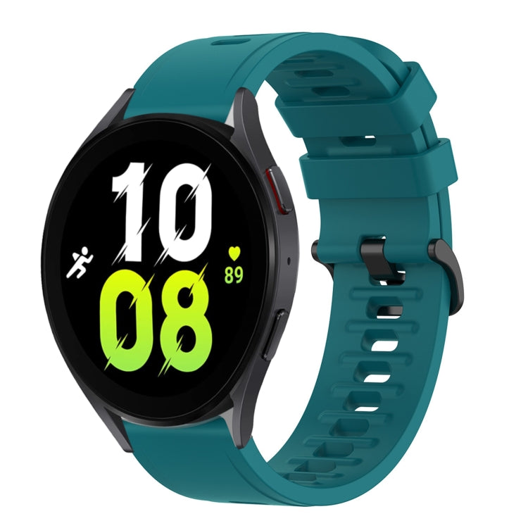 For Samsung Galaxy Watch 5 40mm 20mm Solid Color Soft Silicone Watch Band