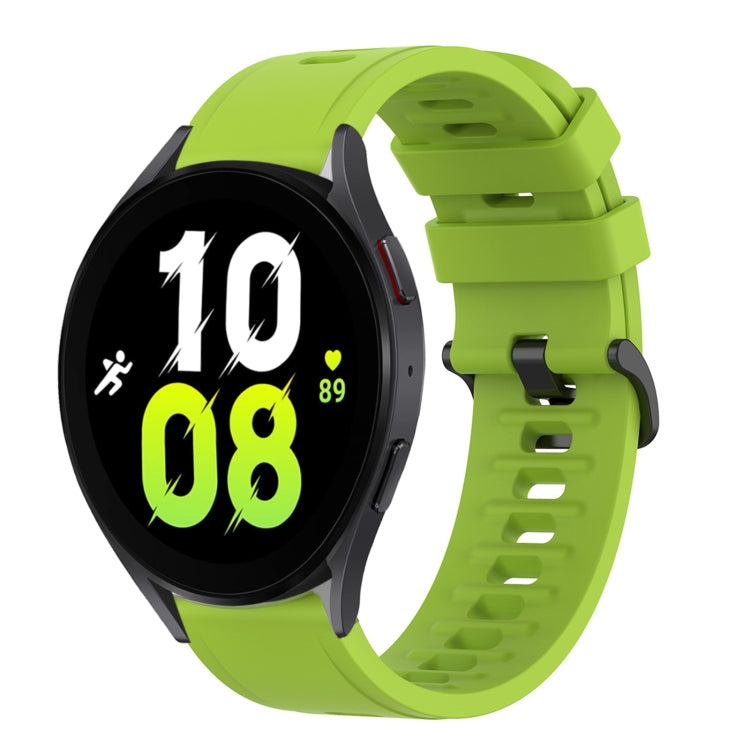 For Samsung Galaxy Watch 5 40mm 20mm Solid Color Soft Silicone Watch Band