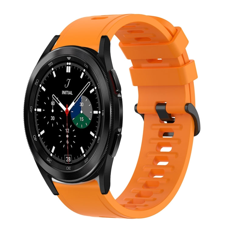 For Samsung Galaxy Watch 4 40mm 20mm Solid Color Soft Silicone Watch Band