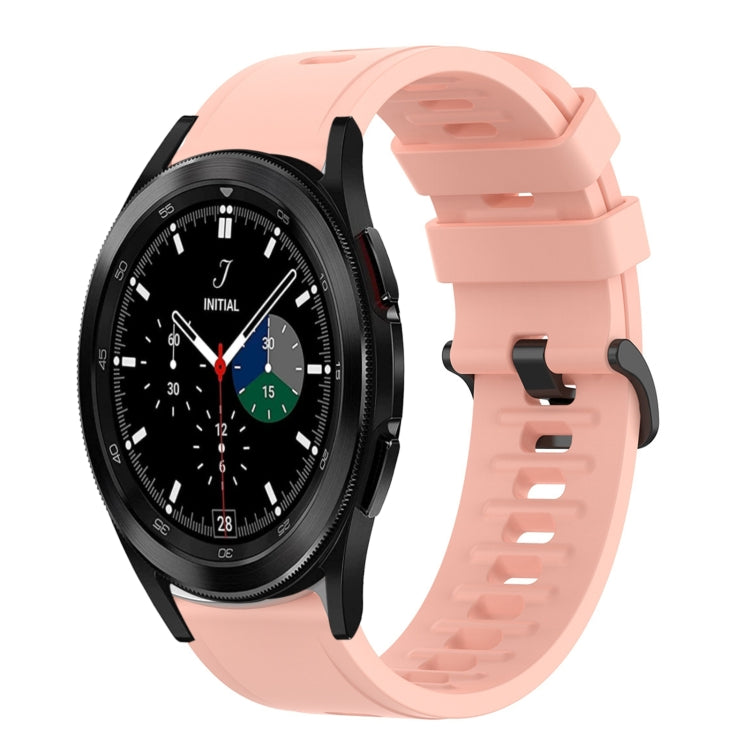 For Samsung Galaxy Watch 4 40mm 20mm Solid Color Soft Silicone Watch Band