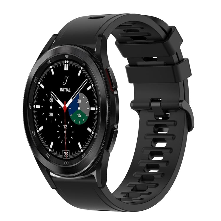 For Samsung Galaxy Watch 4 40mm 20mm Solid Color Soft Silicone Watch Band
