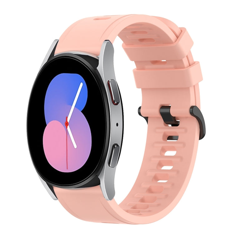 For Samsung Galaxy Watch 42mm 20mm Solid Color Soft Silicone Watch Band