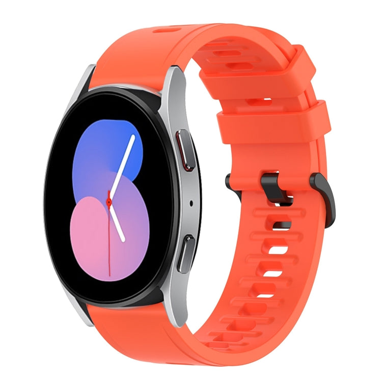 For Samsung Galaxy Watch 42mm 20mm Solid Color Soft Silicone Watch Band