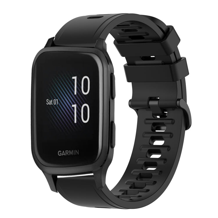 For Garmin Venu SQ 20mm Solid Color Soft Silicone Watch Band