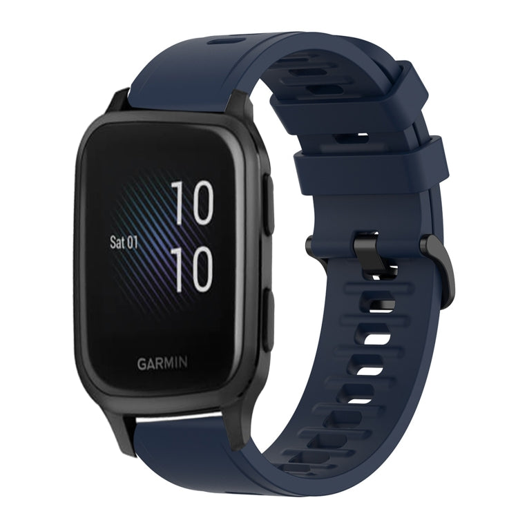 For Garmin Venu SQ 20mm Solid Color Soft Silicone Watch Band
