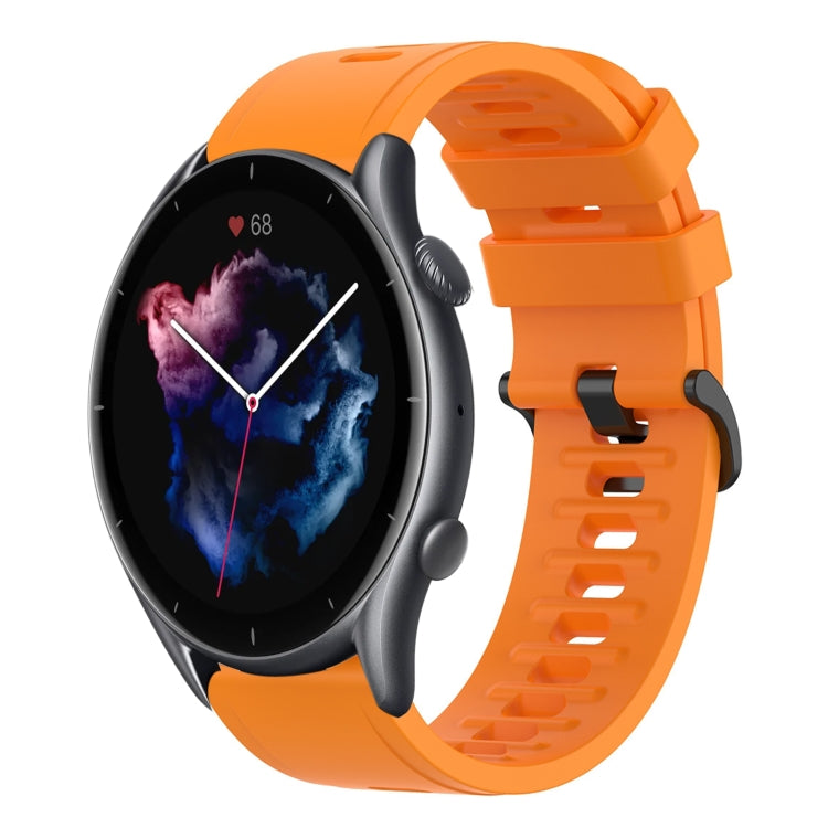 For Amazfit GTS 3 20mm Solid Color Soft Silicone Watch Band