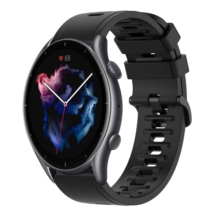 For Amazfit GTS 3 20mm Solid Color Soft Silicone Watch Band