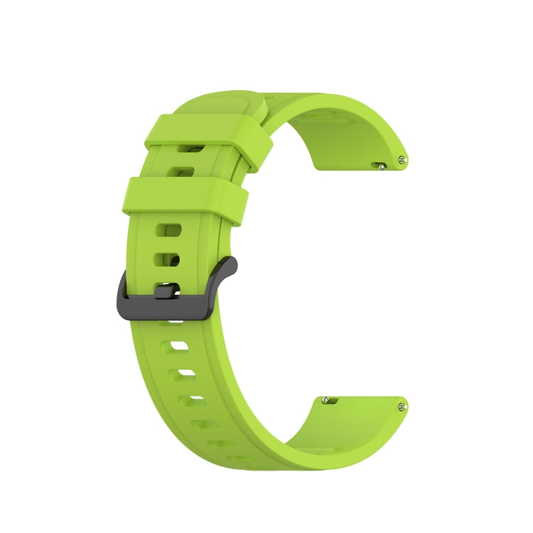 For Amazfit GTS 2 20mm Solid Color Soft Silicone Watch Band