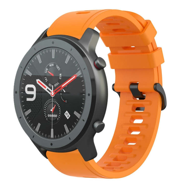 For Amazfit GTR 42mm 20mm Solid Color Soft Silicone Watch Band