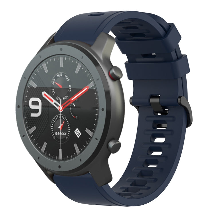 For Amazfit GTR 42mm 20mm Solid Color Soft Silicone Watch Band