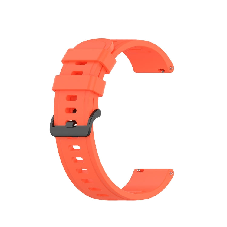 For Amazfit Pop Pro 20mm Solid Color Soft Silicone Watch Band