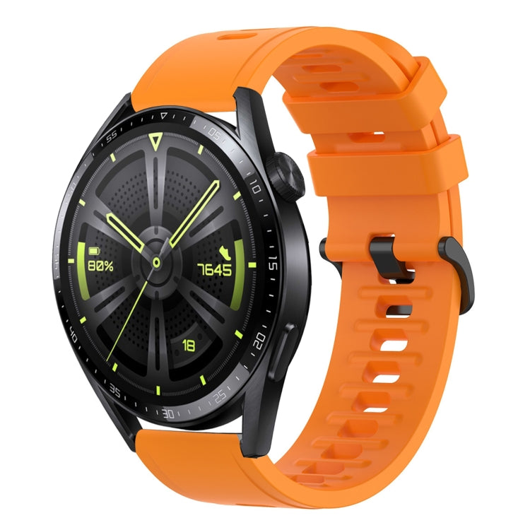 For Huawei Watch GT3 42mm 20mm Solid Color Soft Silicone Watch Band