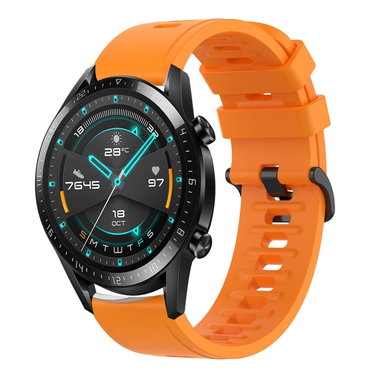 For Huawei Watch GT2 42mm 20mm Solid Color Soft Silicone Watch Band