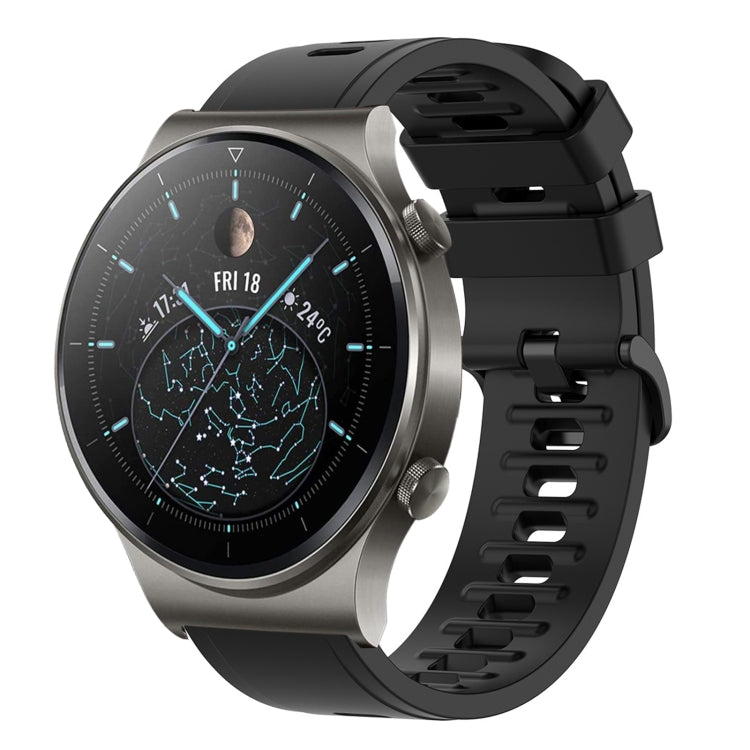 For Huawei GT2 Pro 22mm Solid Color Soft Silicone Watch Band