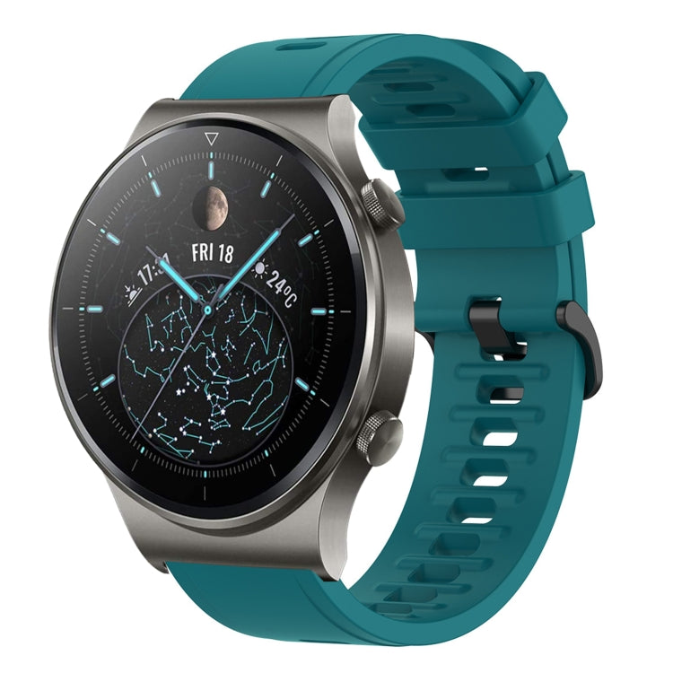 For Huawei GT2 Pro 22mm Solid Color Soft Silicone Watch Band