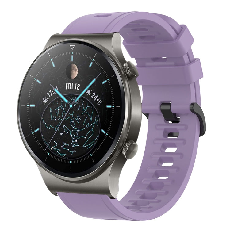 For Huawei GT2 Pro 22mm Solid Color Soft Silicone Watch Band
