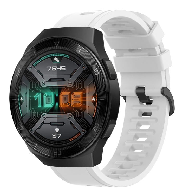 For Huawei Watch GT 2E 22mm Solid Color Soft Silicone Watch Band