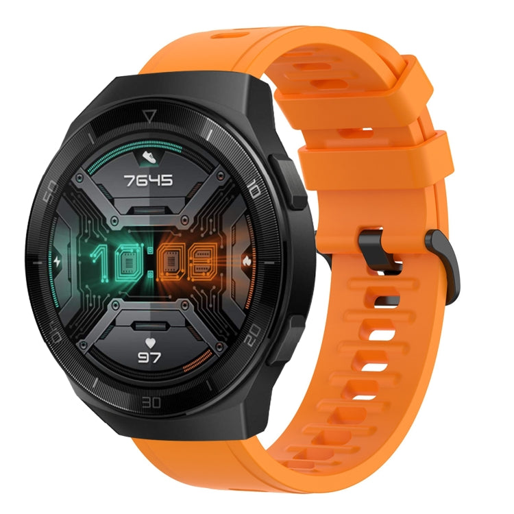 For Huawei Watch GT 2E 22mm Solid Color Soft Silicone Watch Band
