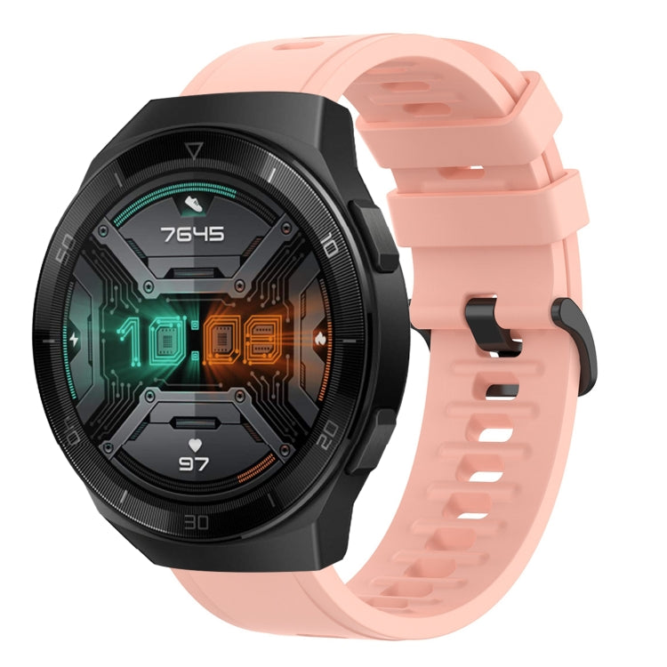 For Huawei Watch GT 2E 22mm Solid Color Soft Silicone Watch Band
