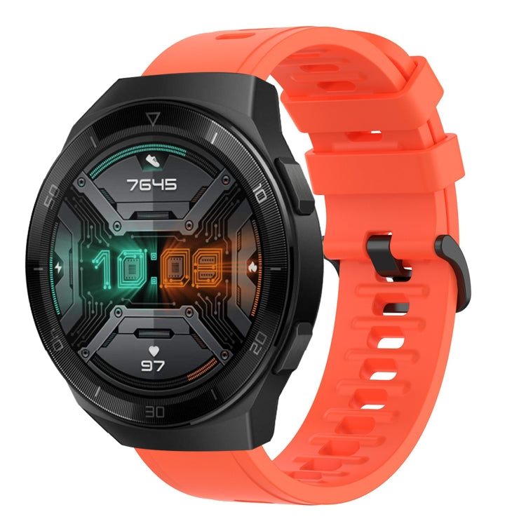For Huawei Watch GT 2E 22mm Solid Color Soft Silicone Watch Band